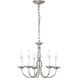 Kipling 5 Light 17.5 inch Brushed Nickel Chandelier Ceiling Light