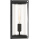 Rockhill 1 Light 15.75 inch Dark Matte Black Outdoor Sconce
