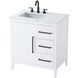 Millie 32 X 35 inch White Bathroom Vanity Cabinet