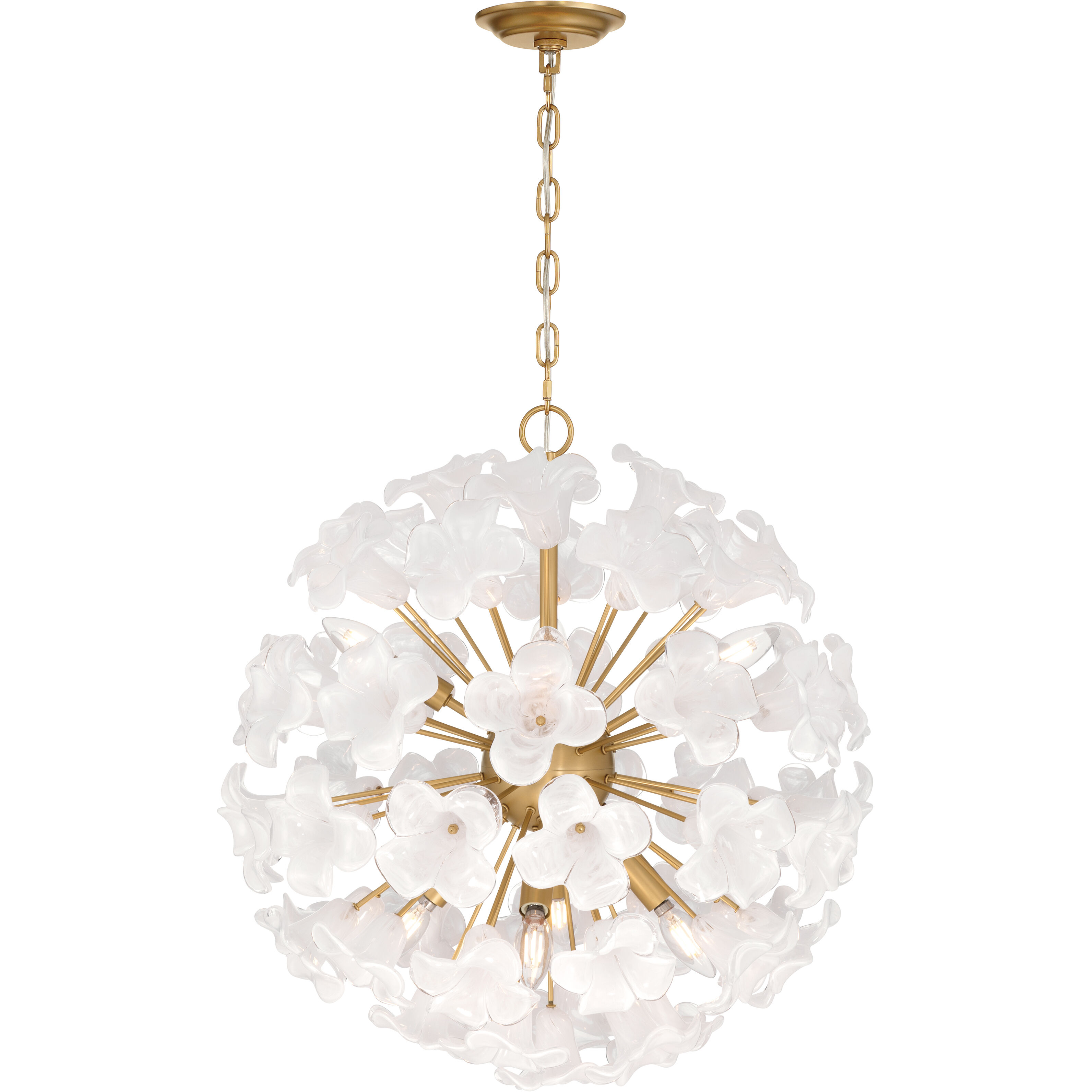 Bloome 8 Light 22 inch Legacy Brass Pendant Ceiling Light