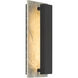 Avenelle LED 13.75 inch Sand Coal Black Outdoor Wall Sconce