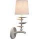 Petal 1 Light 6 inch White Wall Sconce Wall Light