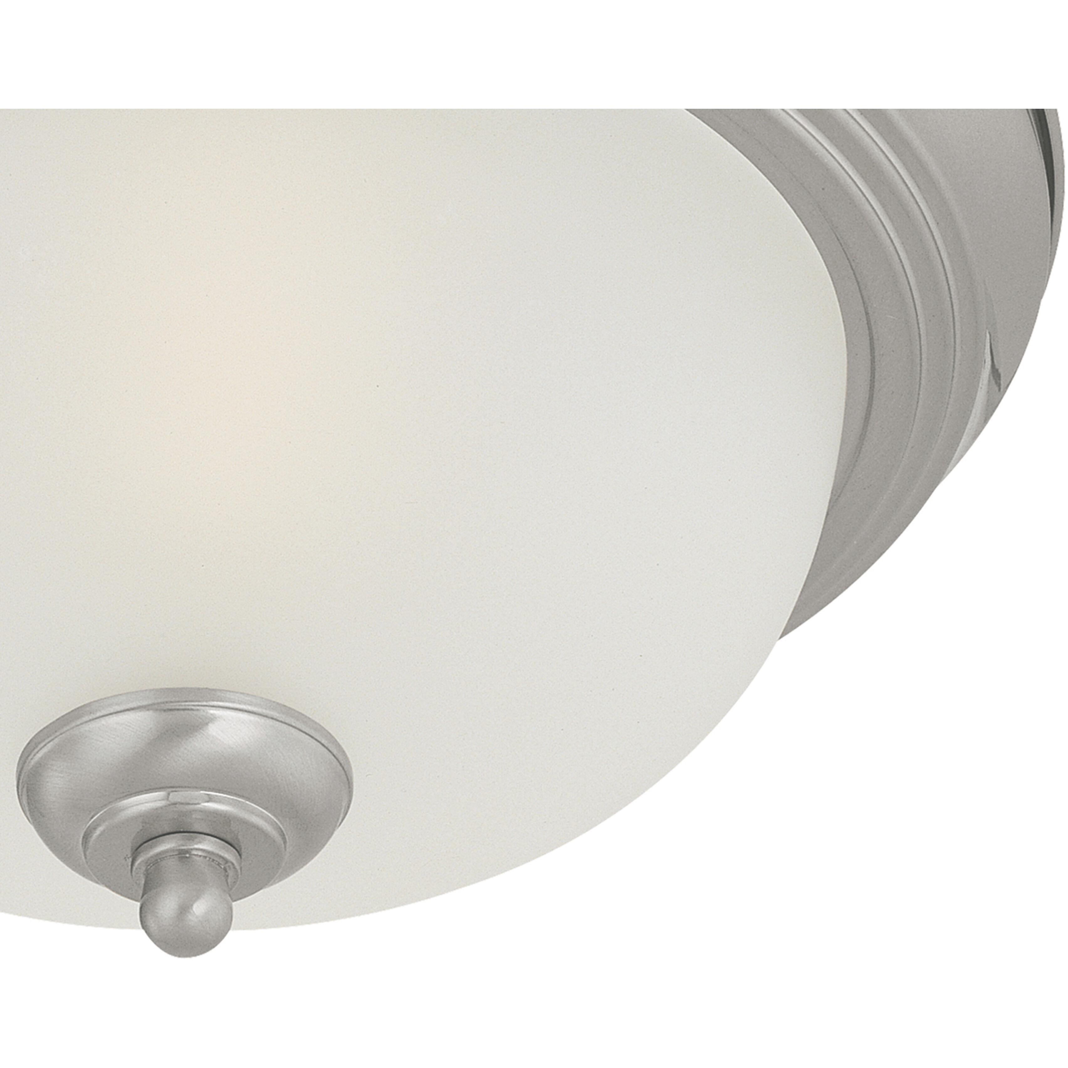 Pendenza 2 Light 13.25 inch Brushed Nickel Flush Mount Ceiling Light