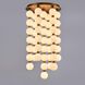 Mod 47 Light 20 inch Satin Brass Chandelier Ceiling Light