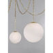 Marbelle 5 Light 84.5 inch Legacy Brass Pendant Ceiling Light