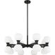 Artemis 16 Light 32 inch Matte Black Chandelier Ceiling Light