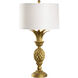 Pineapple 28 inch 100.00 watt Gold Table Lamp Portable Light