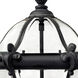 Estate Series San Clemente 3 Light 14 inch Museum Black Outdoor Hanging Lantern