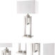 Precision 36 inch 150.00 watt Brushed Nickel Table Lamp Portable Light