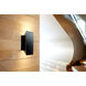 Duo 2 Light 3 inch Gunmetal Sconce Wall Light