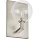 Sean Lavin Gambit 5.8 inch Satin Nickel Wall Light in Incandescent