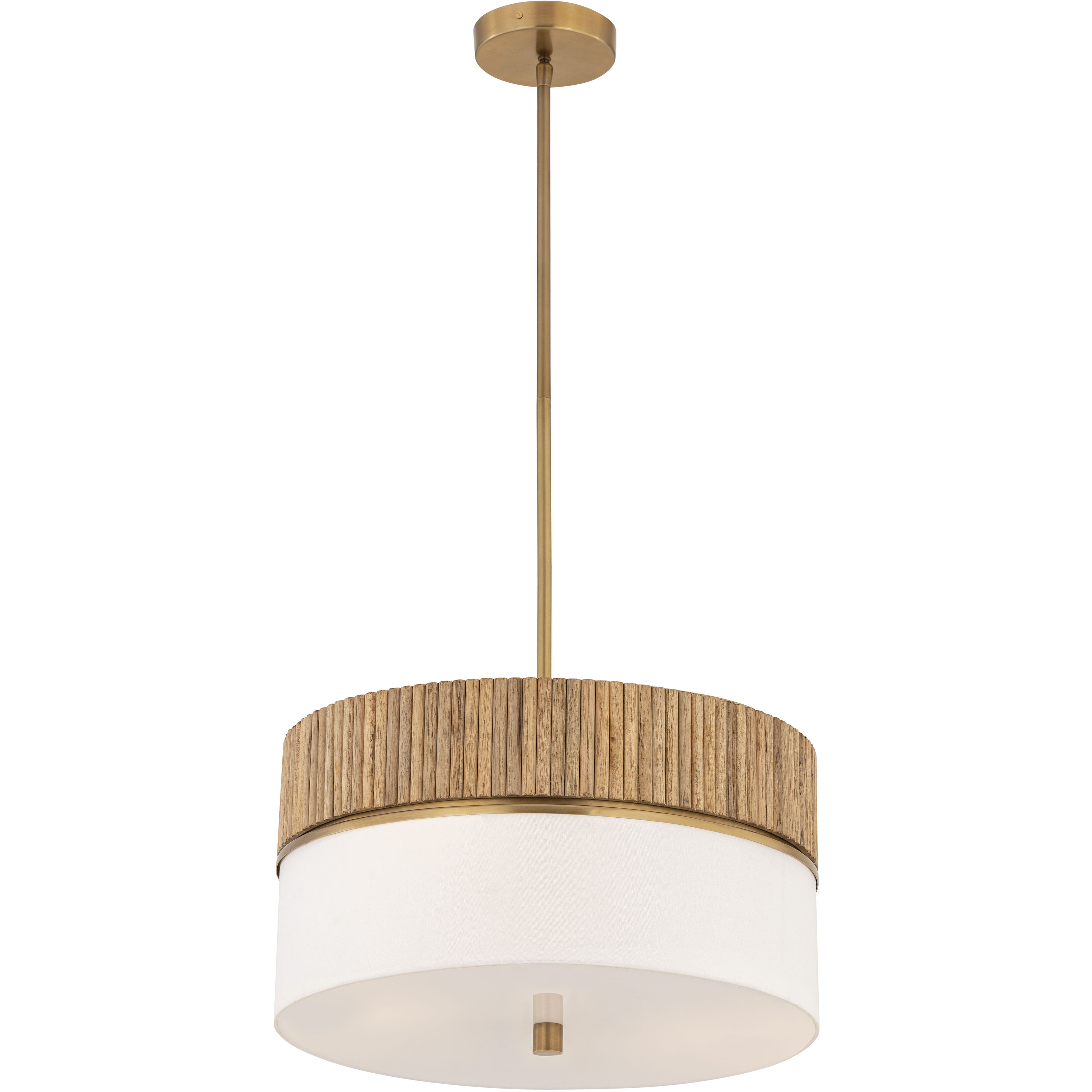 Nebri 2 Light 18 inch Legacy Brass Pendant Ceiling Light