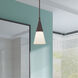 Stockholm 1 Light 6.75 inch Bronze Mini Pendant Ceiling Light