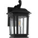 Murphy 1 Light 14 inch Matte Black Outdoor Wall Lantern