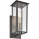 Marquis 1 Light 18 inch Matte Black Outdoor Sconce