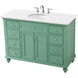 Otto 48 X 21 X 35 inch Vintage Mint Vanity Sink Set