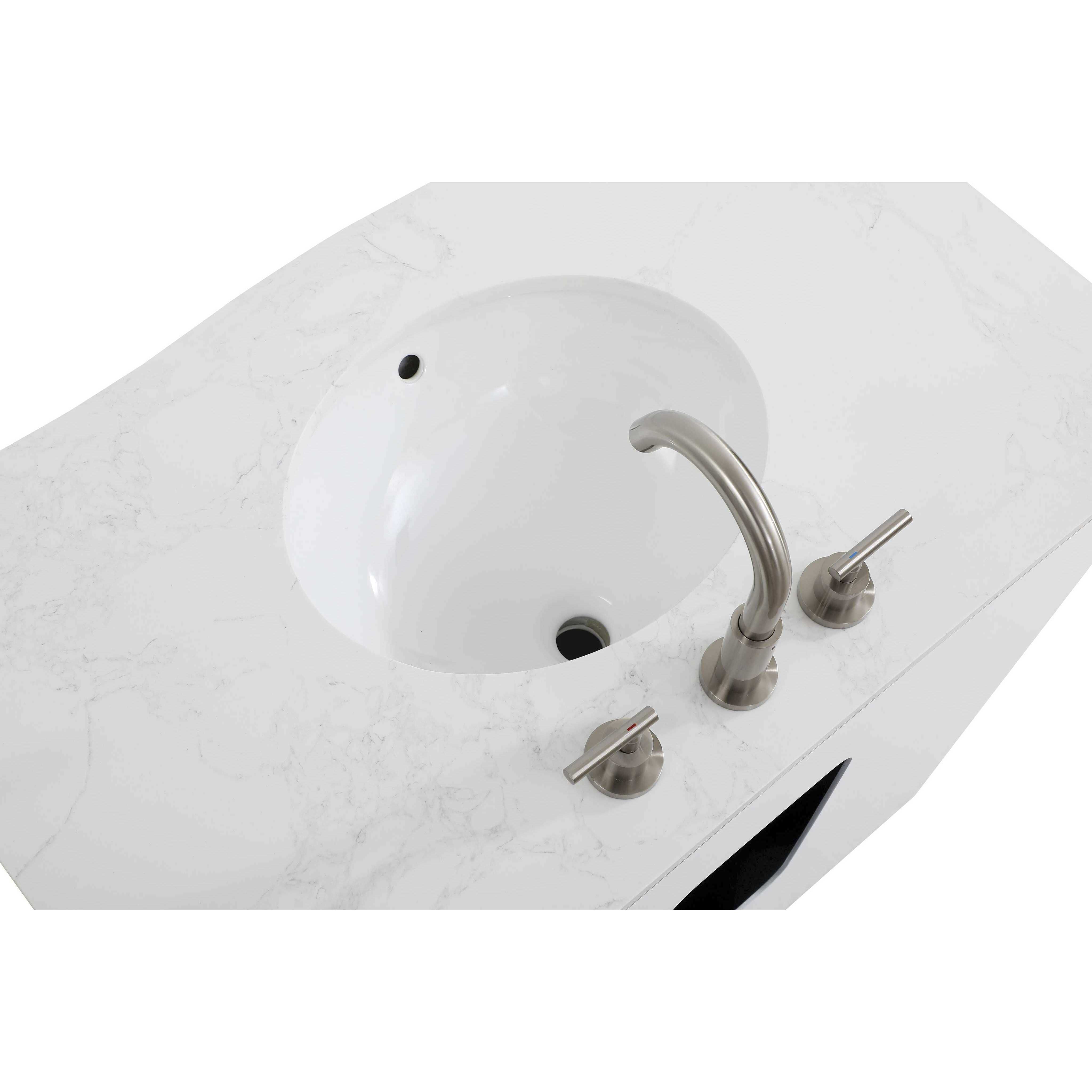 Knox 24 X 34 inch White Bathroom Vanity Cabinet