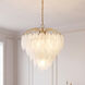 Boa 6 Light 22 inch Warm Brass Chandelier Ceiling Light