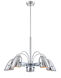 Kanoni 5 Light 26 inch Chrome Chandelier Ceiling Light
