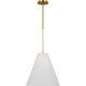 AERIN Remy Pendant Ceiling Light in Burnished Brass