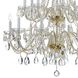 Traditional Crystal 16 Light 37 inch Polished Brass Chandelier Ceiling Light in Clear Swarovski Strass