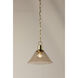 Anniebee 1 Light 10.5 inch Aged Brass Pendant Ceiling Light