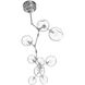 Fairfax Ave. 10 Light 27 inch Matte Chrome Chandelier Ceiling Light