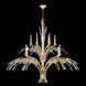 Trevi 12 Light 56 inch Gold Chandelier Ceiling Light
