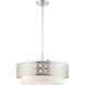 Calinda 5 Light 25 inch Brushed Nickel Pendant Chandelier Ceiling Light