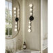 Cypress Bath Vanity Light Wall Light in Black