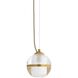 Noble 1 Light 6 inch Antique Brass Pendant Ceiling Light