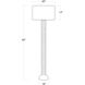 Nabu 65 inch 150.00 watt White Floor Lamp Portable Light