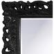 Barcelona 46 X 32 inch Glossy Black Wall Mirror