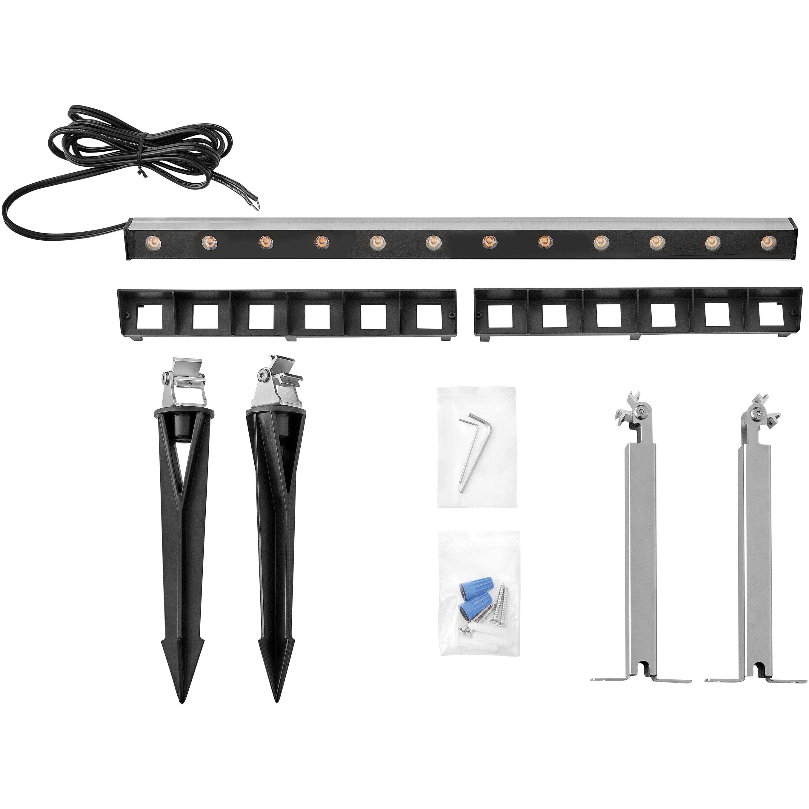 Vestra 12v 12 watt Antique Brushed Aluminum Landscape Wall Wash