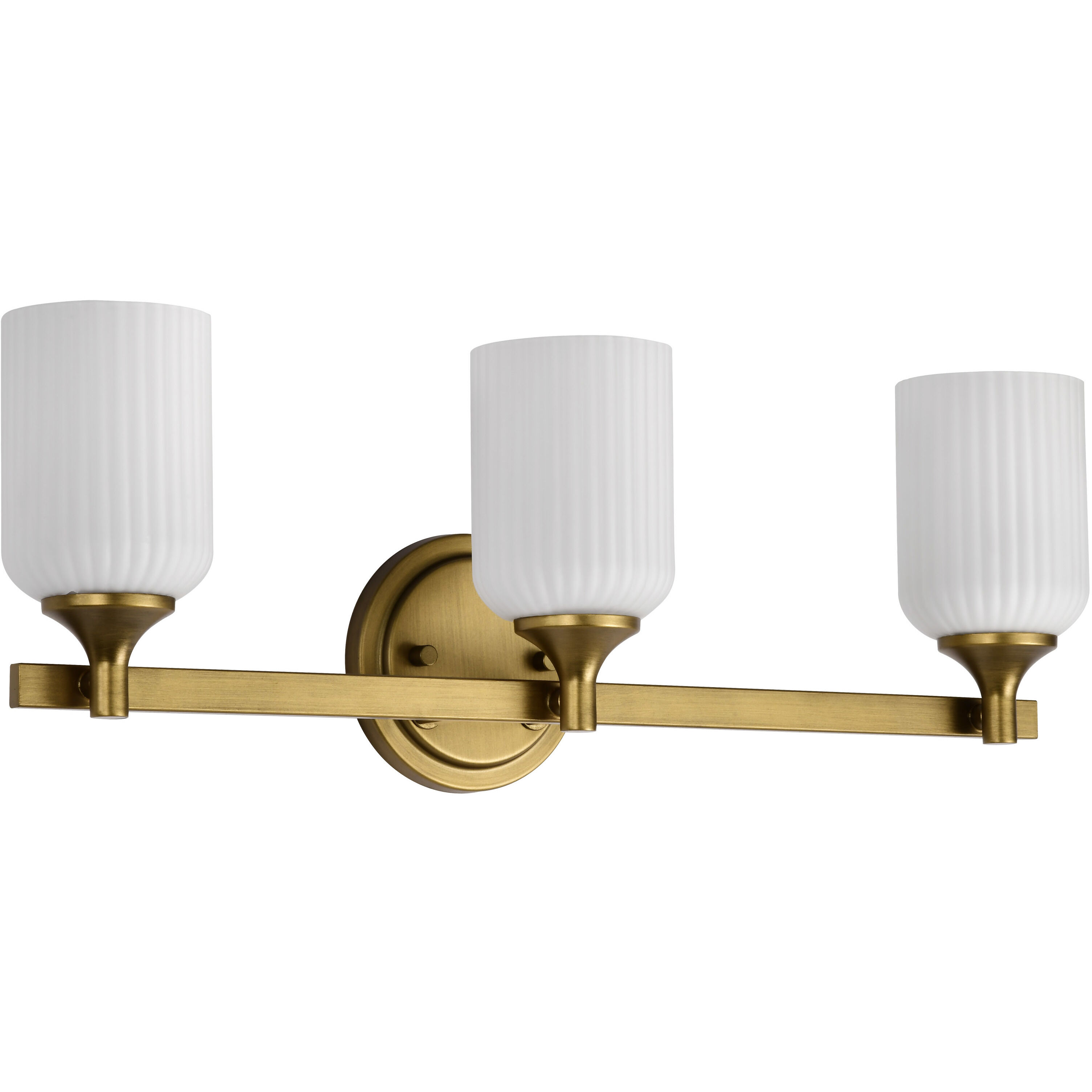 Solara 23 inch Natural Brass Vanity Wall Light