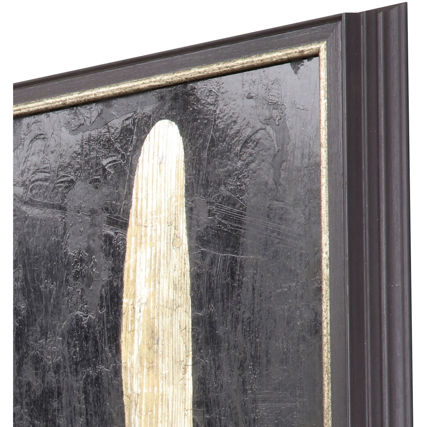 Culinary Black and Beige and Gray and White Framed Art