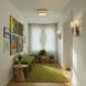 Kendal 3 Light 14 inch Vibrant Gold Flush Ceiling Light