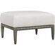 Borneo 16.5 inch Dark Gray and Oyster White Outdoor Ottoman