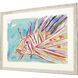Animals Turquoise and Blue and Pink and Multi Framed Art