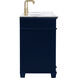 Wesley 72 X 21.5 X 35 inch Blue Vanity Sink Set
