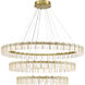 Sevryn LED 44.5 inch Soft Brass Chandelier Ceiling Light