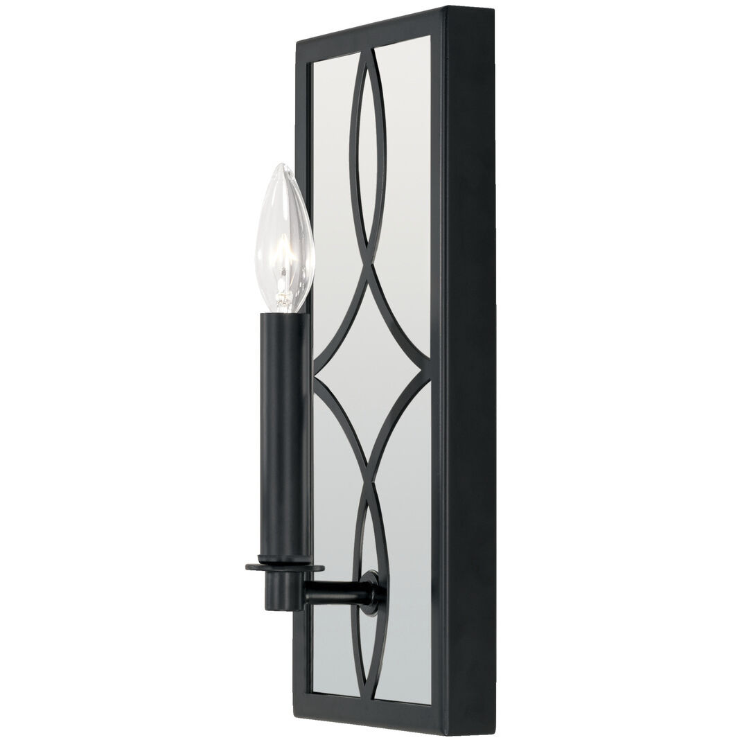 Avery 1 Light 6.25 inch Matte Black ADA Sconce Wall Light
