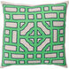 Chinese Gate 20 inch Navy, Ivory, Grass Green Pillow Kit
