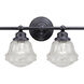 Huntley LED 32 inch Oil Rubbed Bronze Bathroom Light Wall Light
