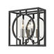 Octavio 2 Light 10 inch Aged Iron / Polished Nickel ADA Wall Sconce Wall Light