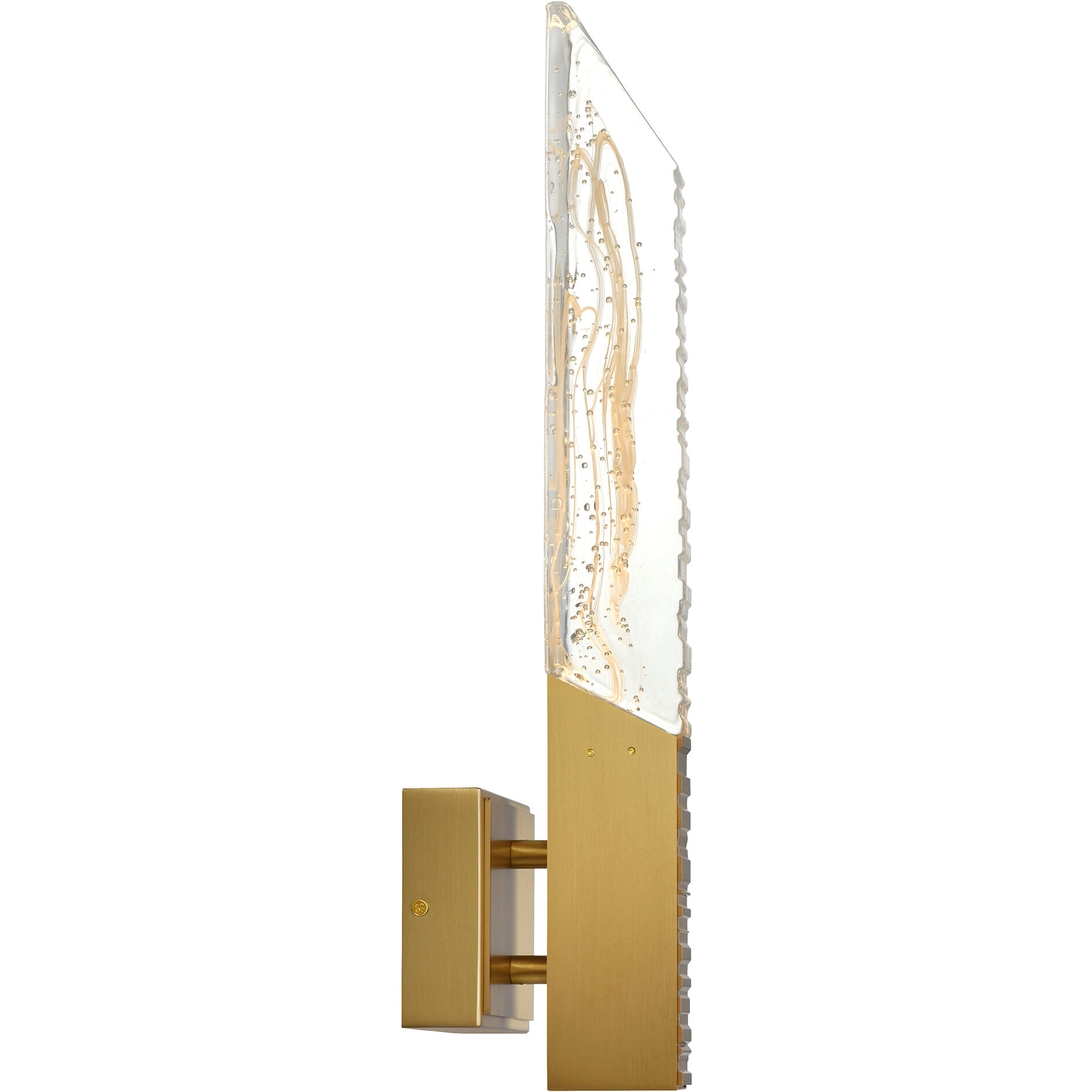 Petra LED 4.7 inch Brass Wall Light