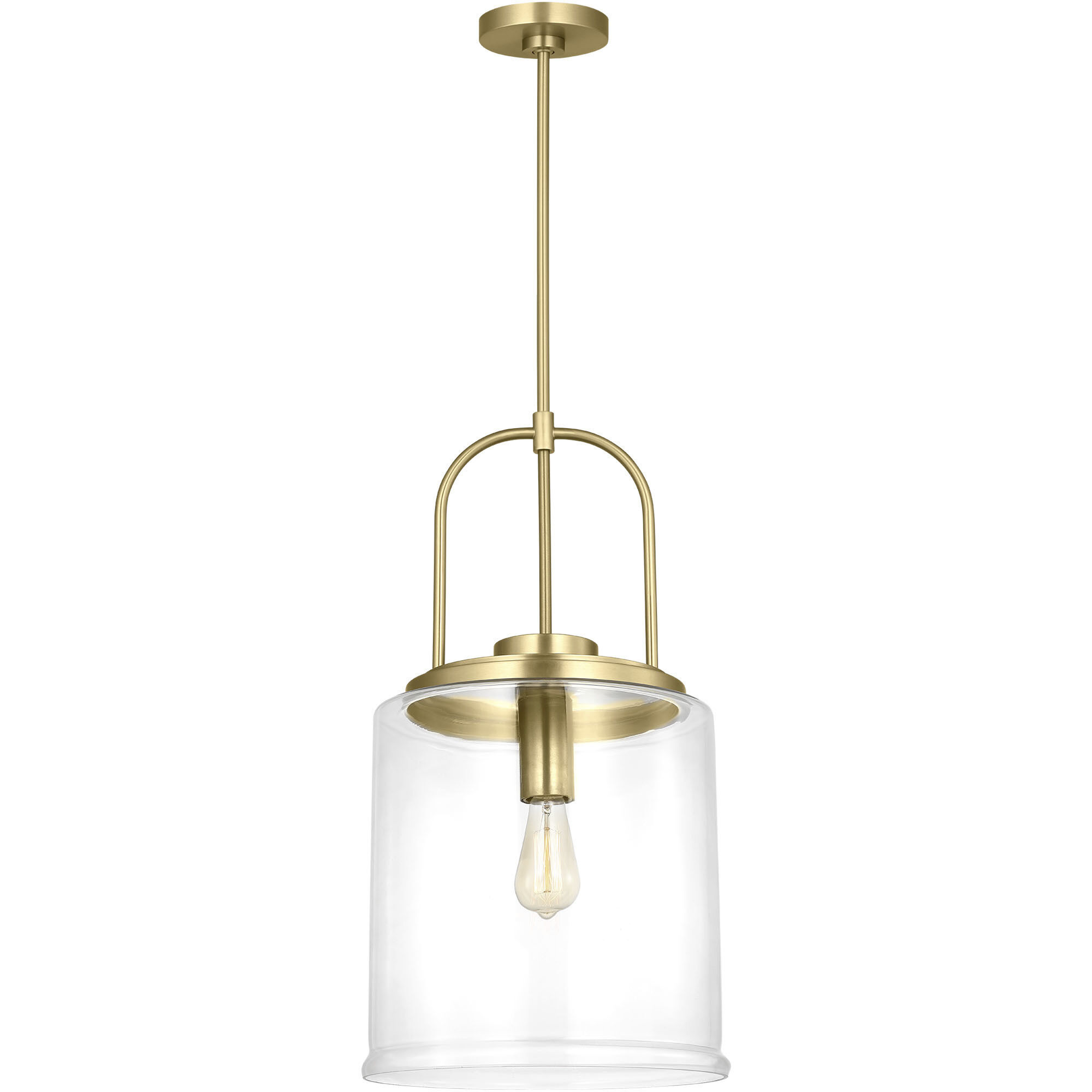 Anders Pendant Ceiling Light in Satin Brass