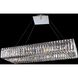 Baguette 10 Light 12 inch Chrome Pendant Ceiling Light