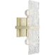 Chevall 2 Light 7 inch Gilded Silver Wall Sconce Wall Light, Design Series