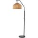 Amalfi 65 inch 100.00 watt Black Floor Lamp Portable Light